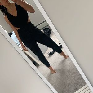 Black jump suit